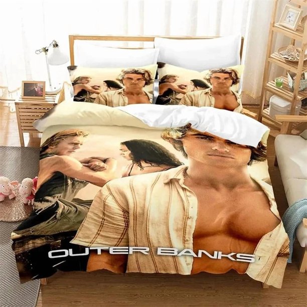 TV Outer Banks Bedding Set Boys Girls Twin Queen Size Duvet Cover Pillowcase Bed Kids Adult Fashion Home TextileextileBed Sheets