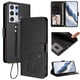thumbnail image 2 of Carcasa Billetera de Cuero Sintético para Samsung Galaxy S21 Ultra, Negro, 2 of 6