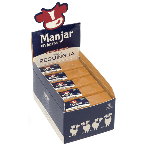Fundo Requingua - Barra Manjar Duro 27Gr - 15Un