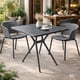 thumbnail image 4 of Mesa Cocina Terraza Jardín Cuadrada Elvan 71x70x70 Gris, 4 of 5
