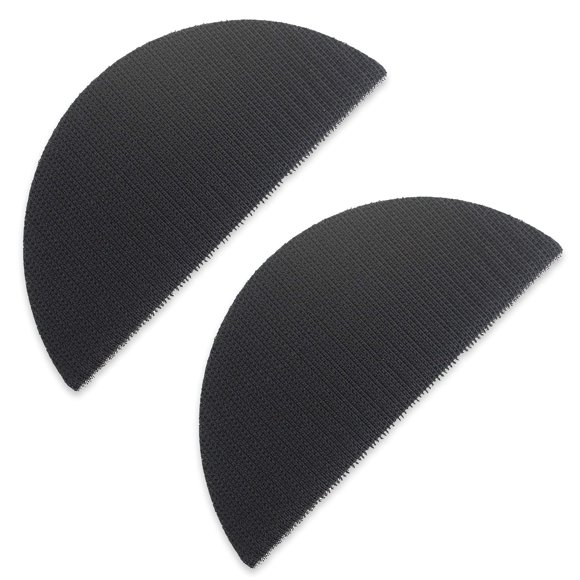 Almohadilla de lijado media luna Tool Guy Republic 15 cm con gancho y bucle – Juego de 2