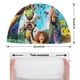 thumbnail image 2 of Los Croods Gorro de Natación de Licra, Gorro de Baño de Tela Cómoda, Gorro Elástico Antideslizante para Hombres, Mujeres y Niños, 2 of 6