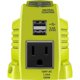 thumbnail image 4 of Inversor de corriente RYOBI 18V ONE+ 150W con luz LED 120V, 4 of 7