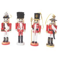 Bothyi - 4 Piezas De Cascanueces Navideños Colgantes, Decoración Creativa Coleccionable Para Árbol De Navidad