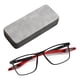 thumbnail image 1 of Gafas De Lectura Deportivas Gafas De Bloqueo De Luz Azul Para Mujeres Hombres Que Viajan Negro Rojo 150 °, 1 of 5