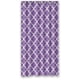 thumbnail image 1 of Cortina de ducha marroquí con diseño de lila, morado y lavanda, con ganchos, tamaño 91 x 183 cm., 1 of 3