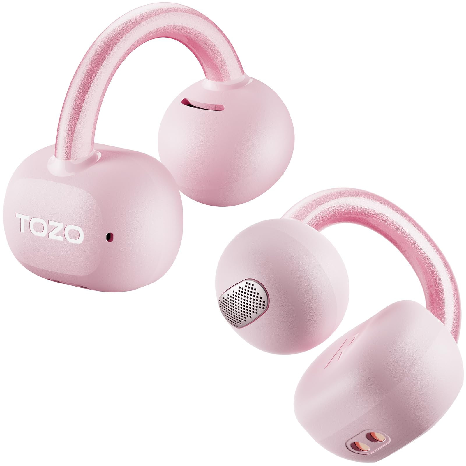 Auriculares Abiertos Tozo Openearring Bluetooth 5.4 Rose Gold