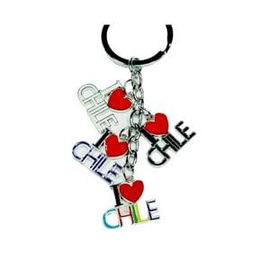 Invencible.Cl⭐⭐⭐⭐⭐ - 𝗟𝗟𝗔𝗩𝗘𝗥𝗢 𝗜 𝗟𝗢𝗩𝗘 𝗖𝗛𝗜𝗟𝗘 Llavero Metalico I Love Chile Ai08