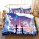 thumbnail image 1 of Your Name Luxury Bedding Set Japan AnimeDuvet Cover Set Comforter Bedspread Linen Printed Home Textile, 1 of 5