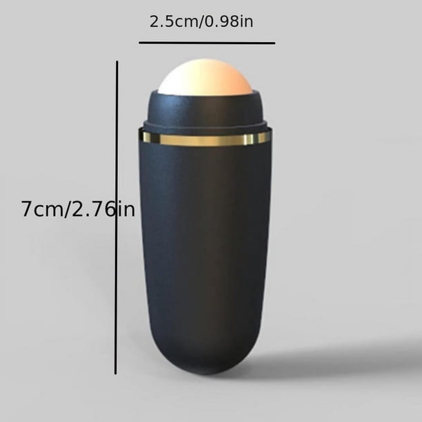 Rejuvenate Your Skin with 1pc Volcanic Oil Absorbing Face Roller - Perfect Facial Skincare Tool for Women & Men!