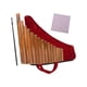 thumbnail image 4 of Instrumento de pipa de pan Instrumento de viento de madera, llave G, 15 pipas Instrumento musical fácil de aprender para aprender a enseñar a niños y Mano izquierda, 4 of 5