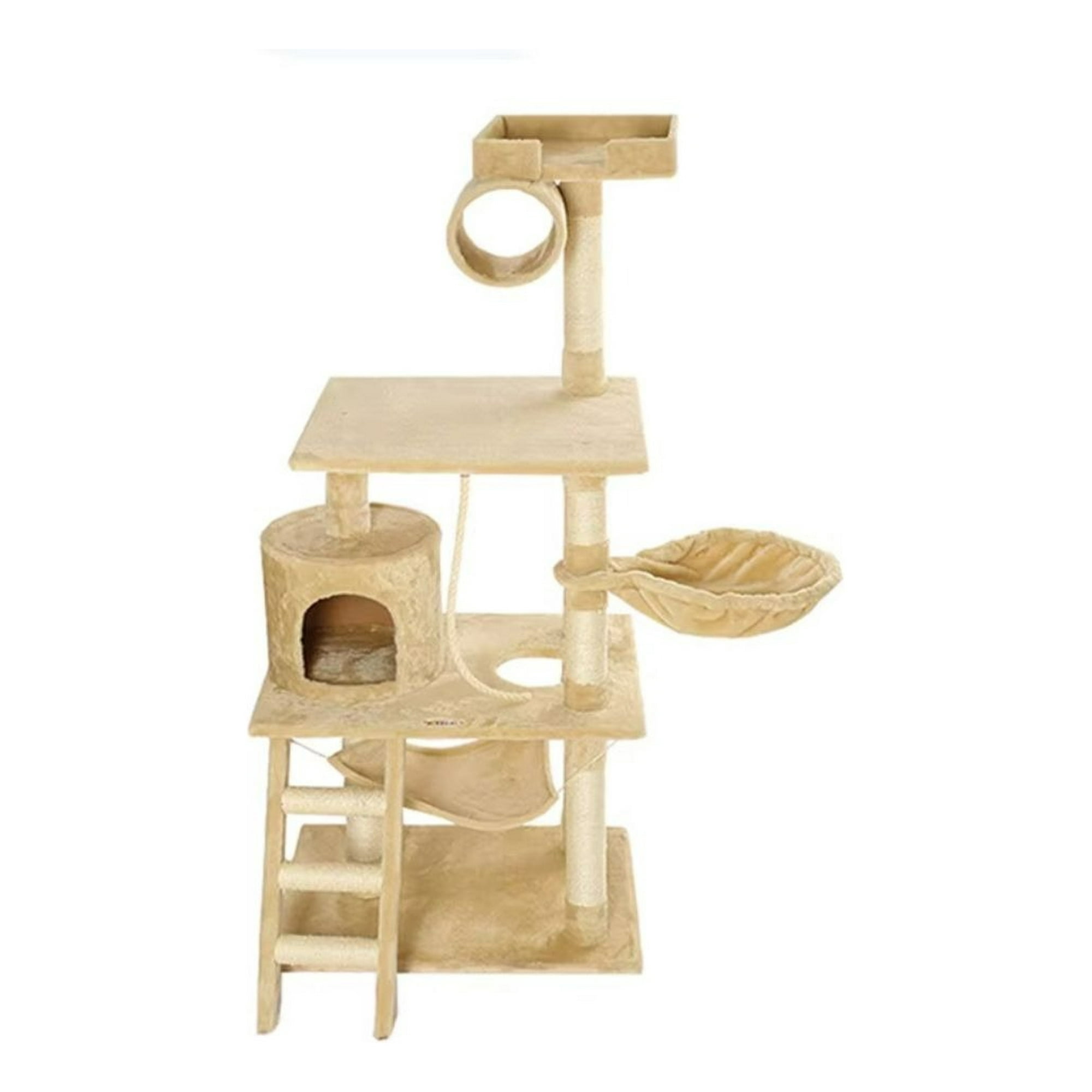 Genérico - Torre Rascador De Gatos Grande Varios Niveles Mascota Lau