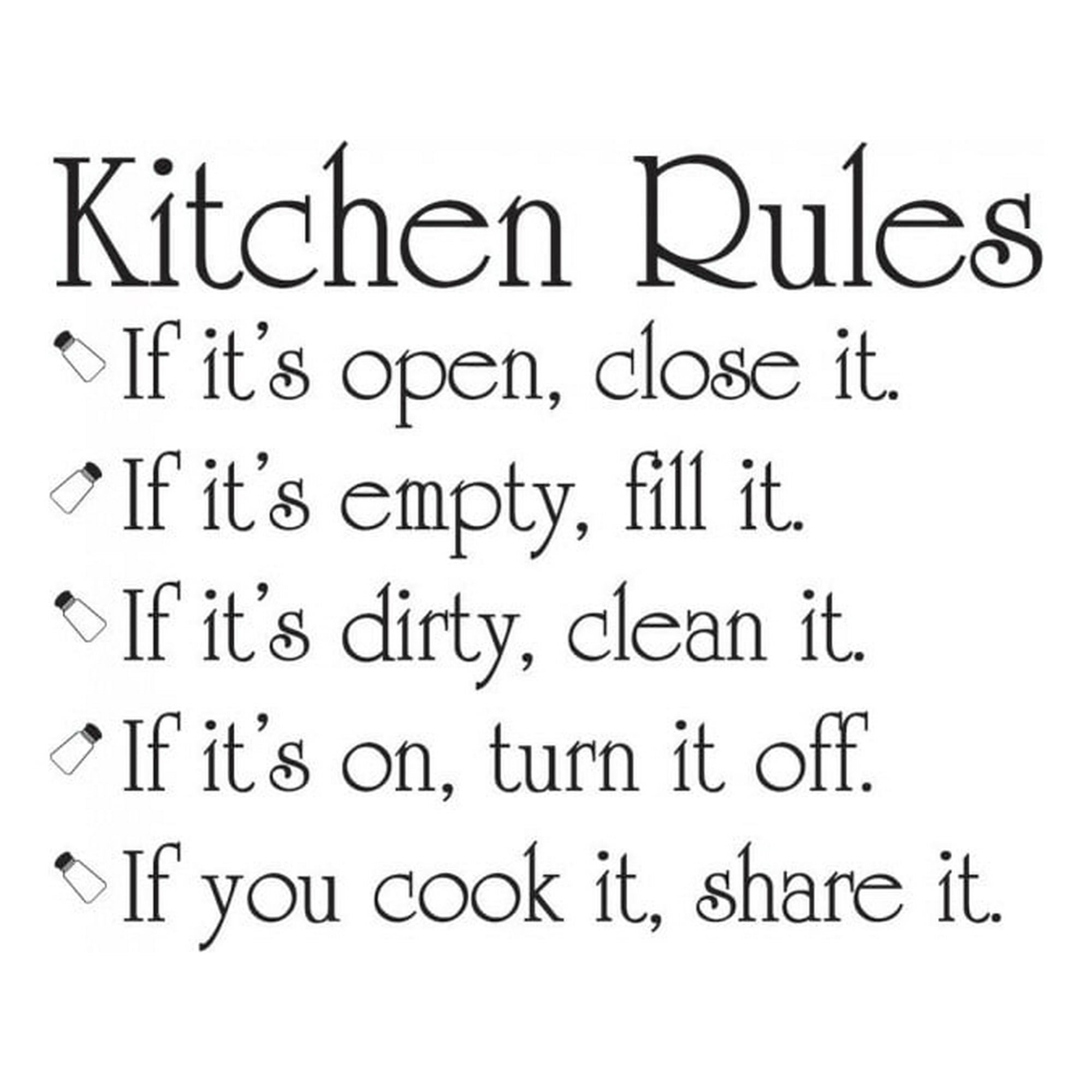 Rienda Libre Graphics - Decomural Kitchen Rules Kitchen Ws-40851