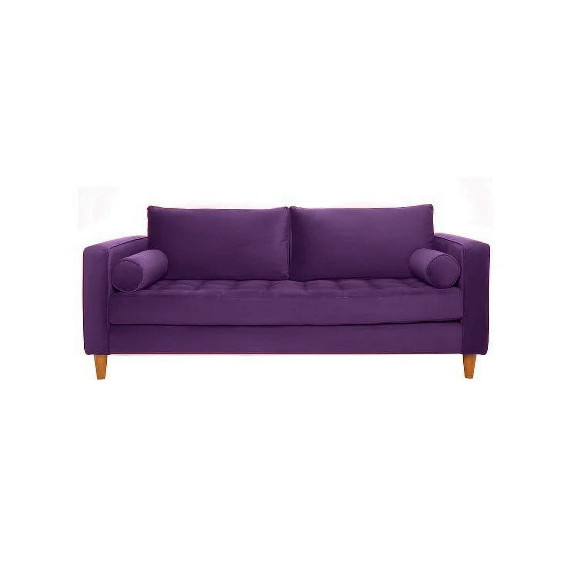 Barra Design - Sofá Charm 3c Felpa Morado