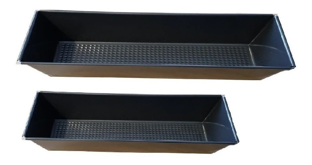 Genérico - Pack X2 Molde Pan Molde Para Pan De Molde Queque 20Cm 30Cm