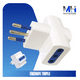 thumbnail image 4 of Adaptador Triple Enchufe 10a 1500w 3 Tomas Universal Hogar, 4 of 5
