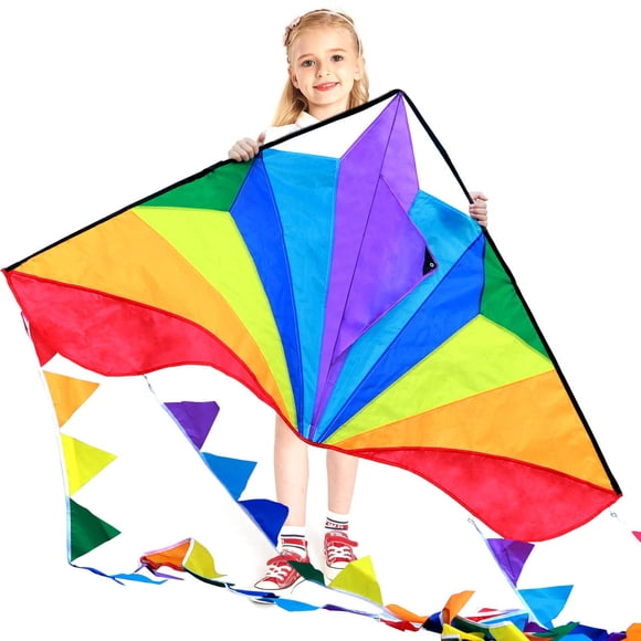 Kite Honbo Large Delta para niños y adultos con cuerda