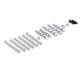 thumbnail image 1 of Juego De Tapas De Tornillos Cromados Para Softail FL FLS FX FXS 2007-2013, 1 of 4