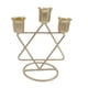 thumbnail image 2 of Candelabro De Hanukkah, Candelabro Cónico, Decoración De Mesa Para Sala De Estar, Dorado, 2 of 3