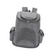 thumbnail image 1 of Mochila transportadora para mascotas, mochila para gatos, bolsas de transporte, bolsa de viaje portátil para excursiones, transportadores para gatos p Gris 6.6lb, 1 of 5