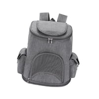 Magideal - Mochila Transportadora Para Mascotas, Mochila Para Gatos, Bolsas De Transporte, Bolsa De Viaje Portátil Para Excursiones, Transportadores Para Gatos P Gris 6.6Lb