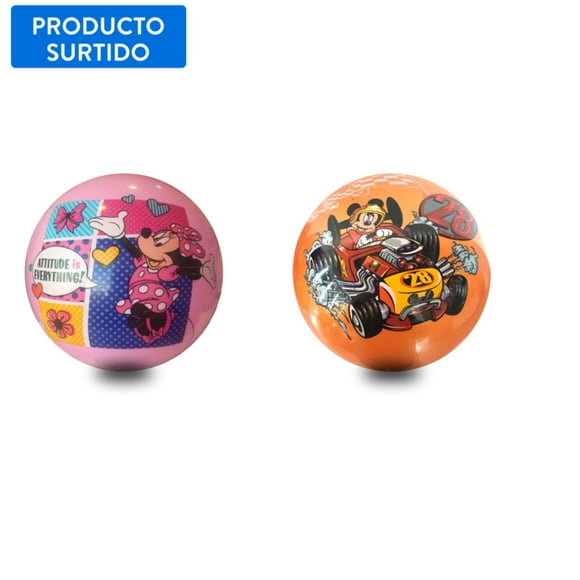 Pelota Pvc Mickey-Minnie, producto surtido, 1 Un