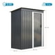 thumbnail image 3 of Bodega Jardín 181x162x86cm Gris Homeclaf, 3 of 11