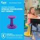 thumbnail image 2 of Taburete Wobble KORE DESIGN Wobble Taburete Wobble para niños de 10 a 11 años, color morado, 2 of 5
