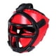 thumbnail image 2 of Casco de boxeo Casco de sparring Protector portátil profesional Casco de kickboxing Equipo para la cabeza Mma Muay Thai Entrenamiento Grappling Taekwo M rojo, 2 of 5