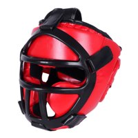 Ioensy - Casco De Boxeo Unisex Casco De Artes Marciales Portátil Mma Muay Thai Karate Red M