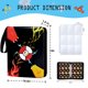 thumbnail image 2 of Carpeta para cartas de 9 bolsillos, 900 compartimentos, álbum de colección, 50 fundas extraíbles, bolsillo de doble cara, con cremallera y correa portátil, para juegos de cartas coleccionables, 2 of 9