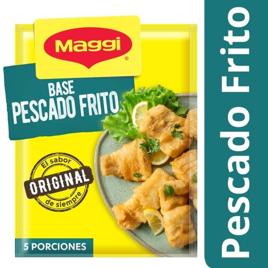 Base Para Pescado Frito (5 Porciones) Sobre 85 g Maggi