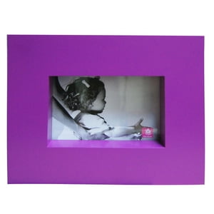 Vgo - Marco 10X15 Plástico Box Ancho Color Violeta