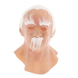 Magideal - De Látex Para Hombre Viejo S De Miedo De Arrugas De Hombre Viejo Para , Hombre De Hombre De Pelo Blanco