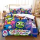 thumbnail image 1 of Donna Quilt Duvet Cover Bedding Set Pillowcase Rainbow Friends3-Piece Bedding Set (1 Duvet Cover + 2 Pillow Shams), 1 of 5