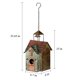 thumbnail image 4 of Casa para Pájaros MOCOME de Metal Colgante con Diseño de Iglesia 17x15x33 cm, 4 of 6