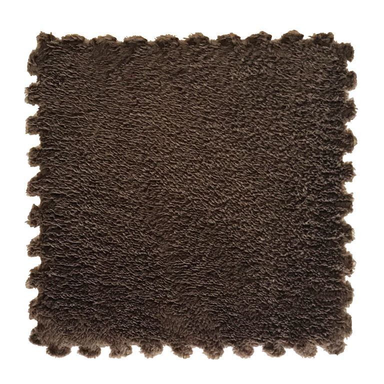 Juegos Magicos - Set Goma Eva Felpa 9 Unidades Cafe