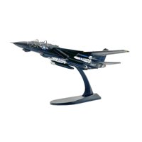 Magideal - Modelo De Avión F14A De Simulación 1:100 Con Base De Exhibición Ornamental, Modelo De Avión Retro Para Gabinete De Tv, Sala De Estar, Oficina, Bar, Ca