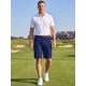 thumbnail image 2 of INSPIRE CHIC Pantalones Cortos de Carga de Verano para Hombre con Bolsillos para Senderismo al Aire Libre y Golf para un Estilo de Vida Activo L Azul Marino, 2 of 5