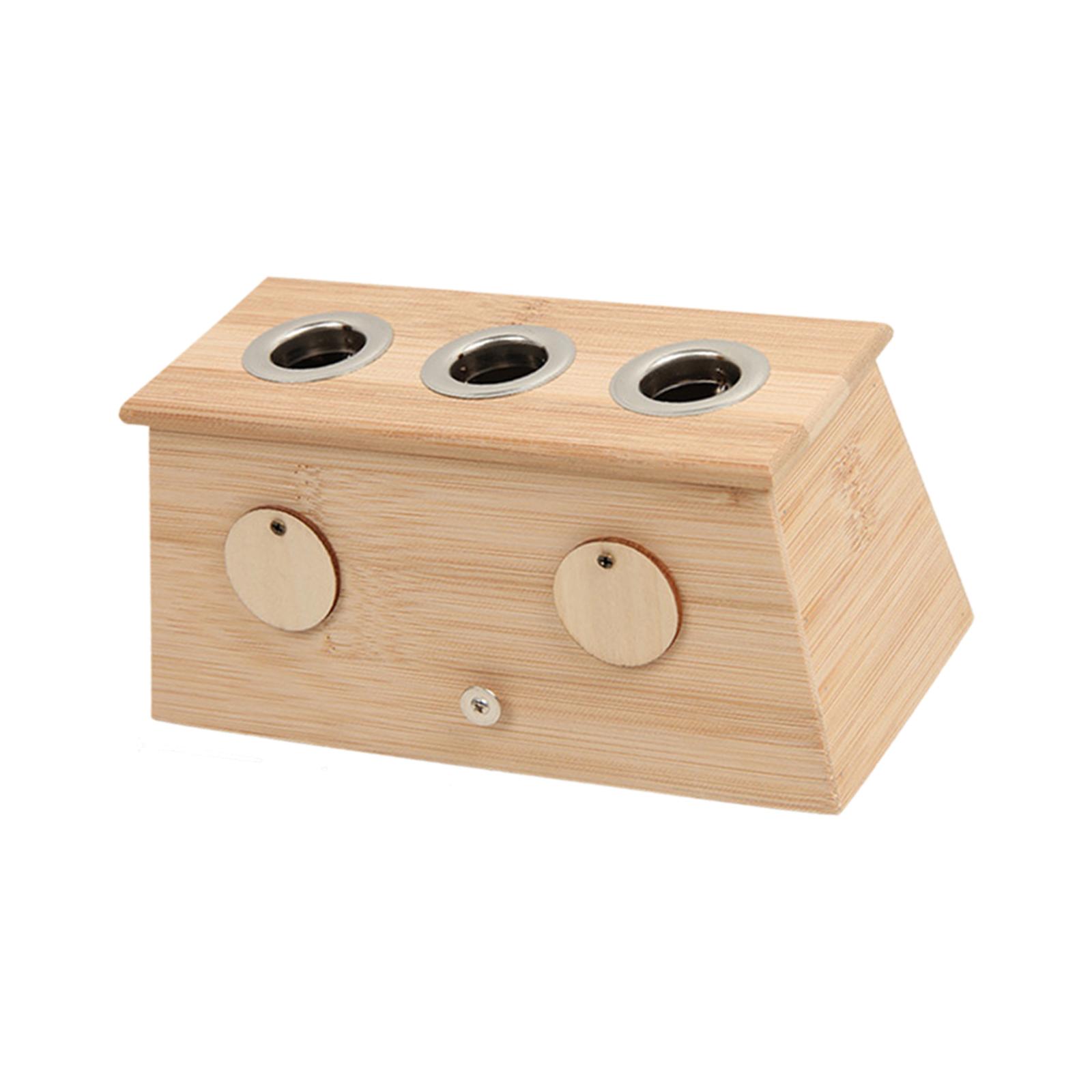 Ioensy - Quemador De Conos Ai Para Decoración De Escritorio, Caja Moxa Para Oficina, Sala De Estar, Interior Y Exterior, 18,5X9,5X8,5Cm