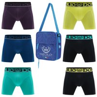 Giovacchino - Pack De 6 Boxer Medio Algodón Hombre Con Bolso Regalo