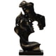 thumbnail image 3 of Romance Figurine Decor Resina Artesanía Escultura Besando La Frente Para El Hogar Negro, 3 of 5