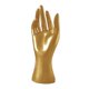 thumbnail image 2 of Mano De Maniquí Femenina, Soporte Para Pulsera, Collar, Anillo, Guantes, Dorado, 2 of 5