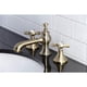 thumbnail image 2 of Grifo para baño Kingston Brass Essex latón antiguo de 8" con instalación separada, 2 of 7