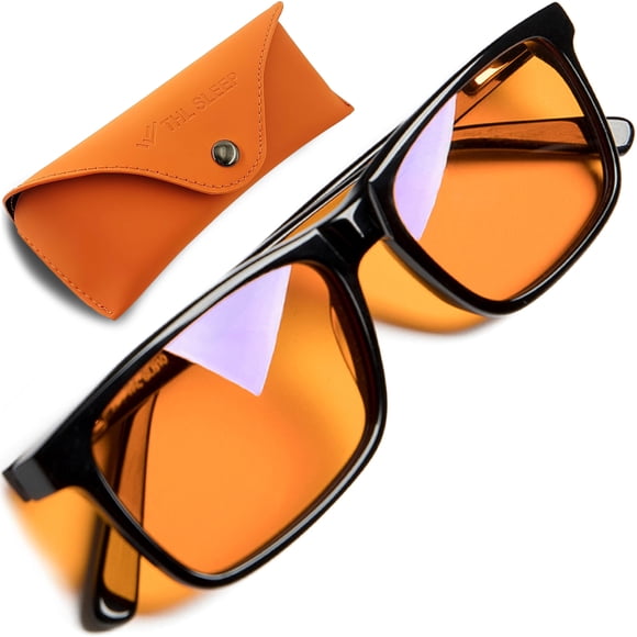 Gafas bloqueadoras de luz azul THL SLEEP con lentes ámbar unisex