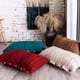 thumbnail image 5 of XmhyTop Juego de 1 fundas de almohada bohemias, 65*35cm, tejidas a mano con textura, decorativas para sofá, recámara, sala, Contiene relleno, Estilo A, Marrón, 5 of 5