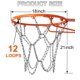 thumbnail image 2 of Red de baloncesto LAO XUE de acero inoxidable 2.14 lb, 2 of 7