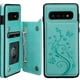 thumbnail image 1 of Butterfly Pattern PU Leather Case Wallet: Shockproof Flip Cover with Card Holder for Samsung S8/S10/Note10/S21 Series, 1 of 3