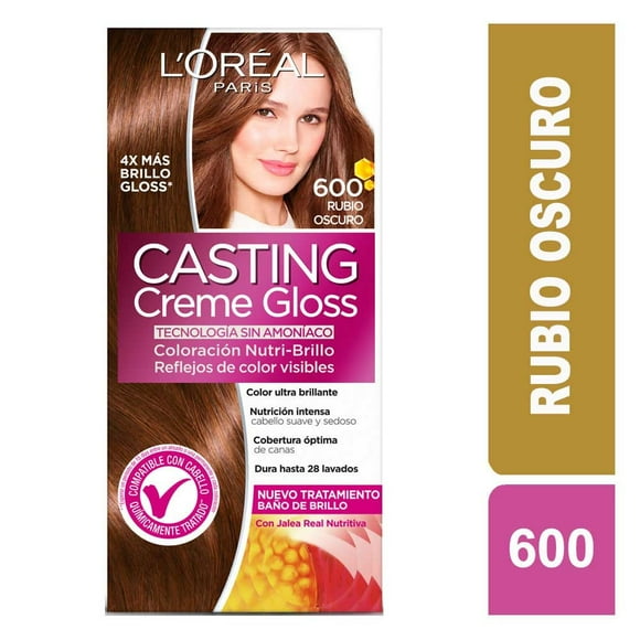 Coloración Cabello sin Amoníaco Rubio Oscuro 600