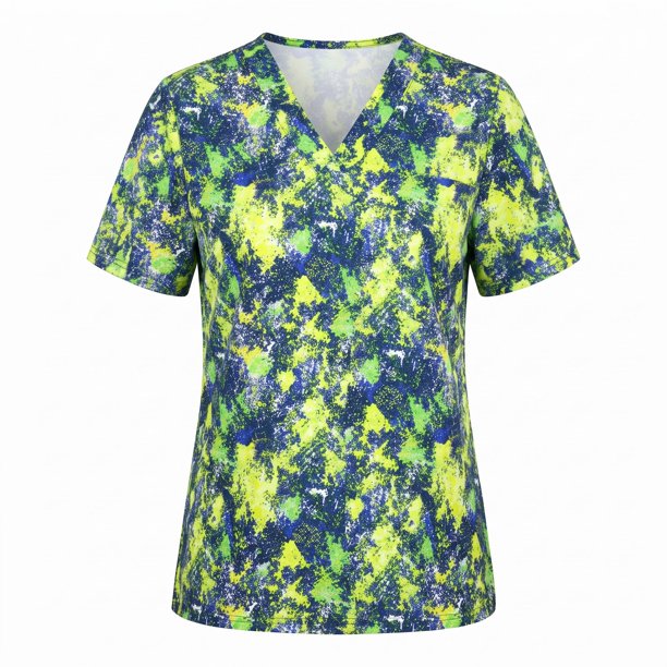 Delantal Mujer Ripholia 2254 tela elasticada estampada